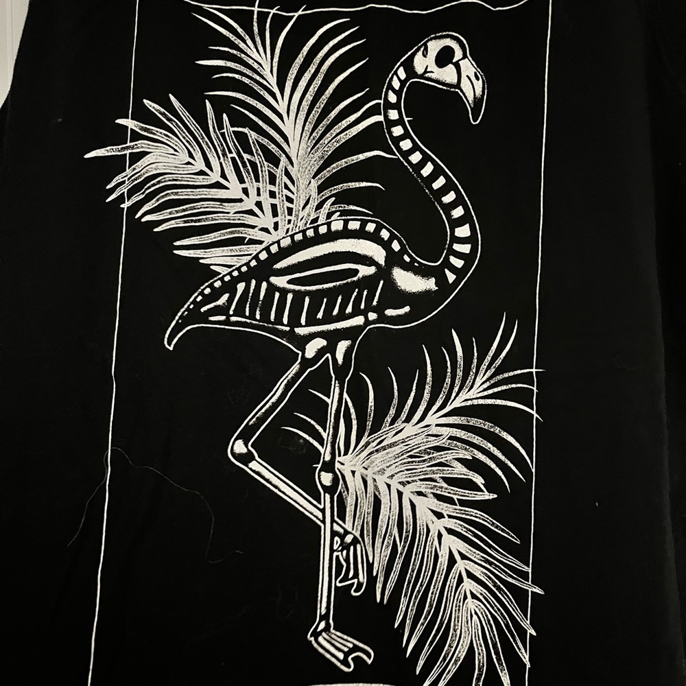Black Flamingo Graphic Tee